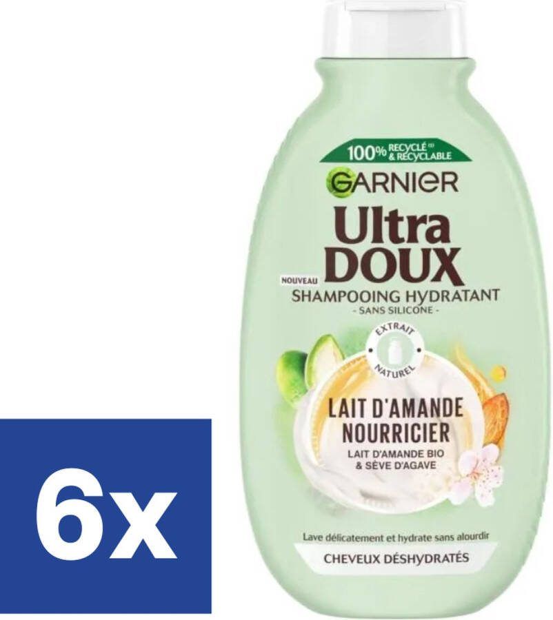 Garnier Ultra Doux Amandelmelk Shampoo 6 x 250 ml