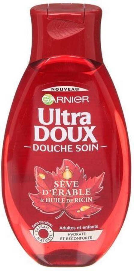 Garnier Ultra Zachte Douchegel Esdoornsap En Ricinusolie 250 ml