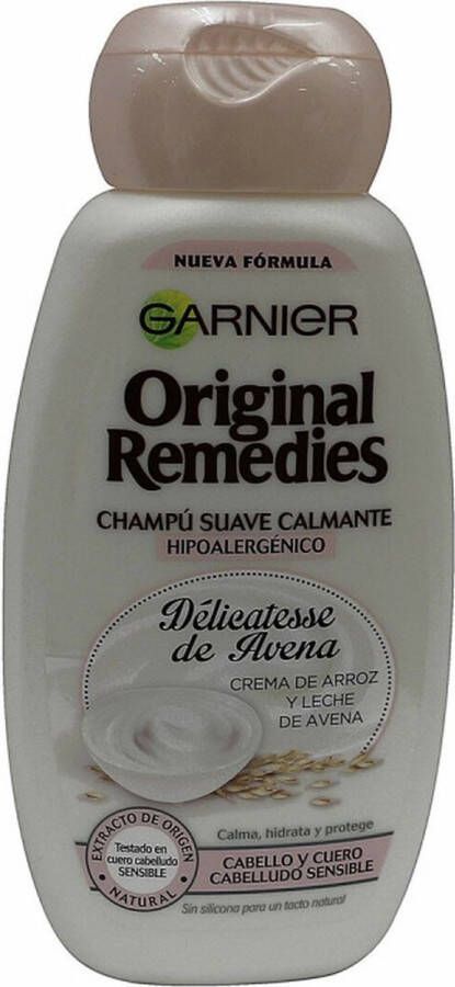 1354 Vochtinbrengende Shampoo Garnier Original Remedies Delicatesse Haver (250 ml)