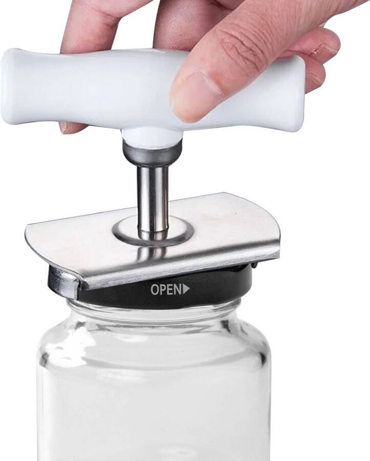 Garpex Potopener Handige Opener Voor Potten Ergonomische Dekselopener Pottenopener Keuken Gereedschap Reuma hulpmiddelen