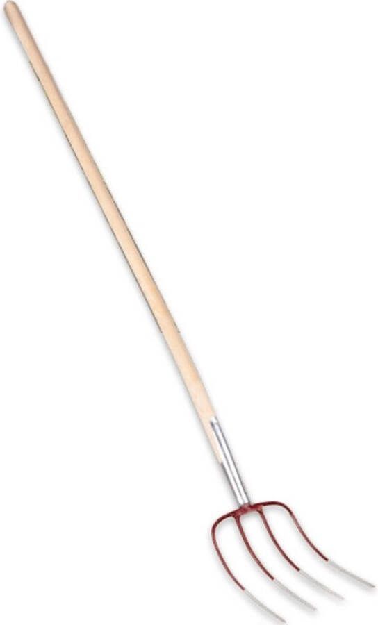 Gartenkraft Mestvork met 4 Tanden 135 cm Tanden 28 cm