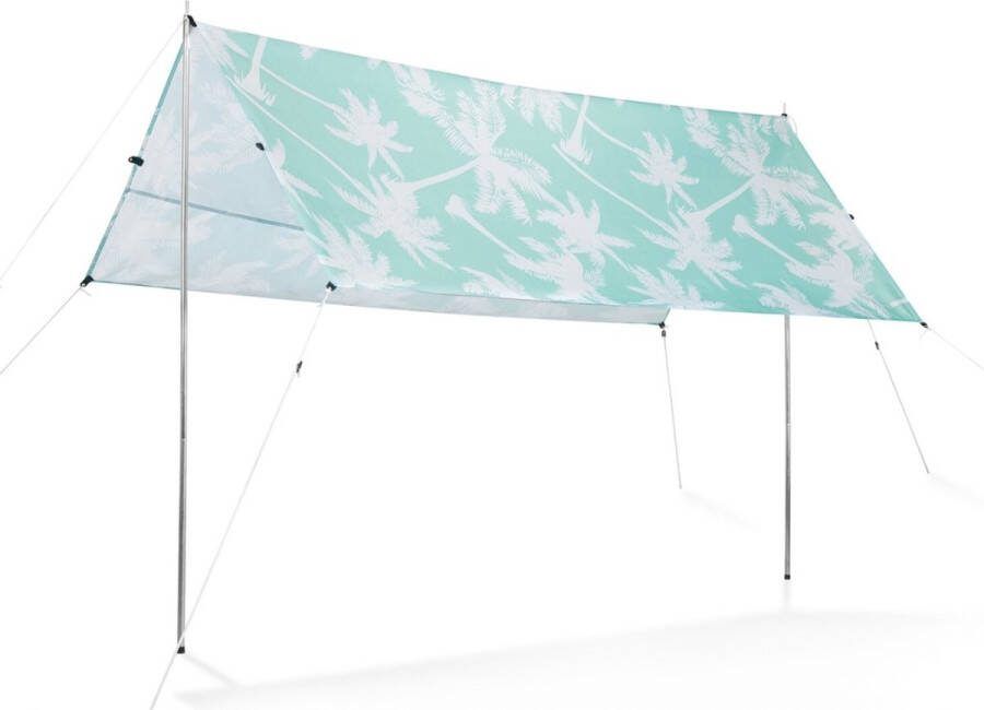 Garvida schaduwdoek wit mintgroen 218 cm