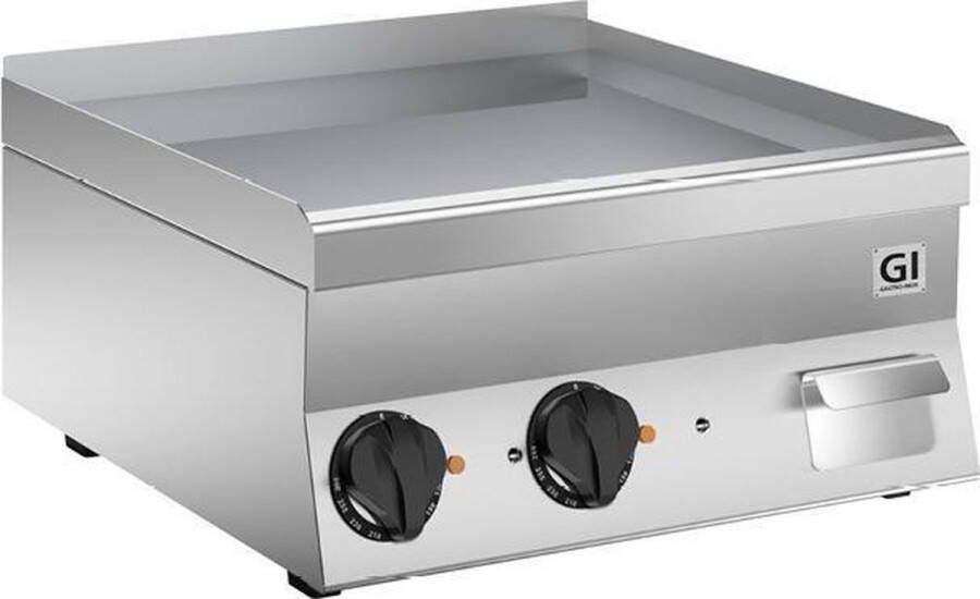 Gastro Inox Gastro-Inox 650 HP elektrische bakplaat met gladde verchroomde plaat 60cm