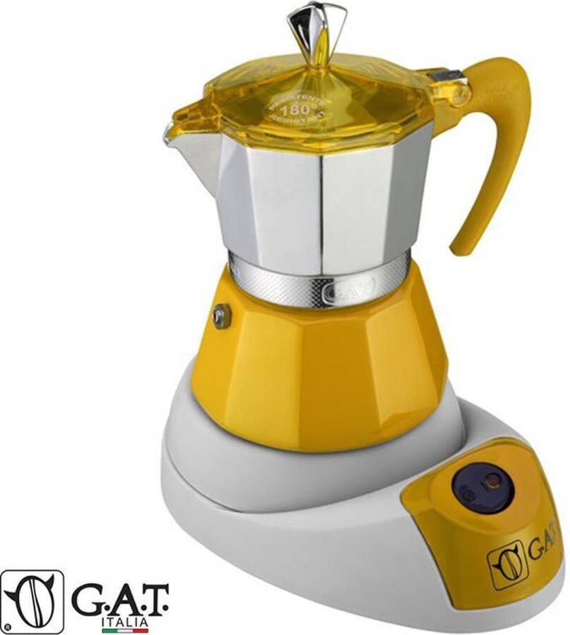 G.A.T. Italia Fanta Geel 4 kops Elektrische percolator