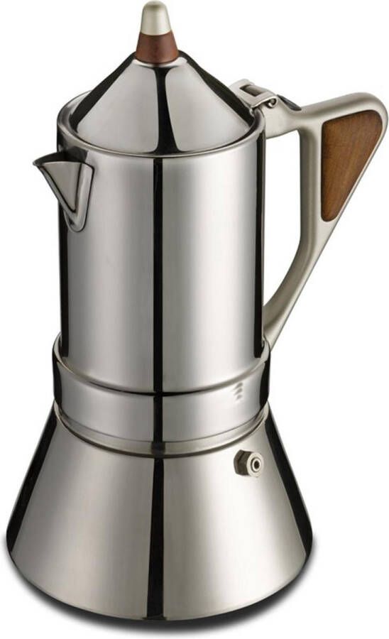 G.A.T. Italia Regina RVS 6 kops Percolator 300ml Inductie