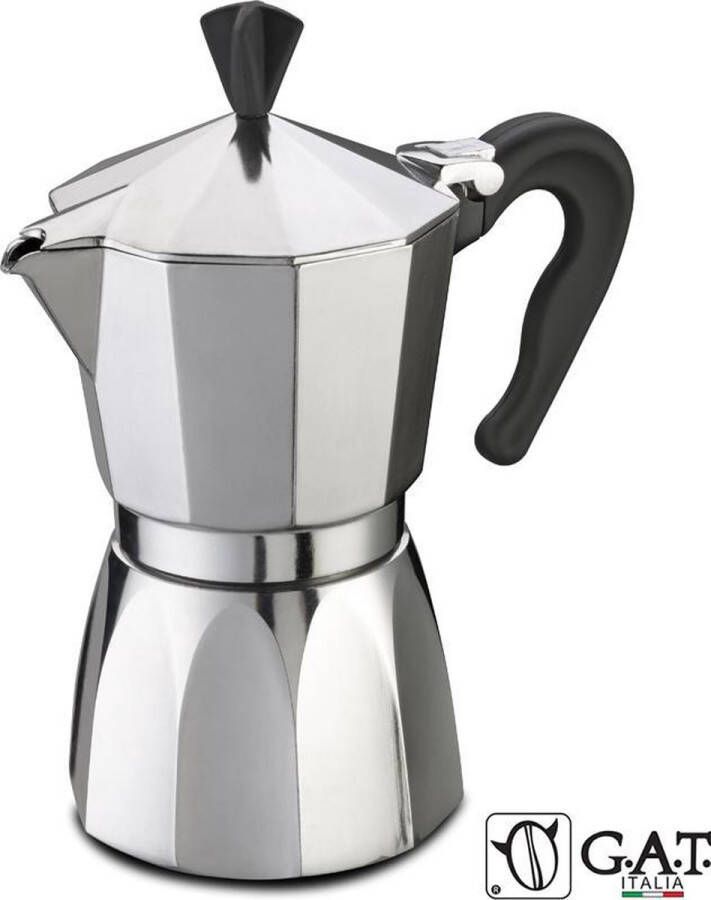 G.A.T. Italia Supermoka 6 kops Percolator 300ml Made in Italy