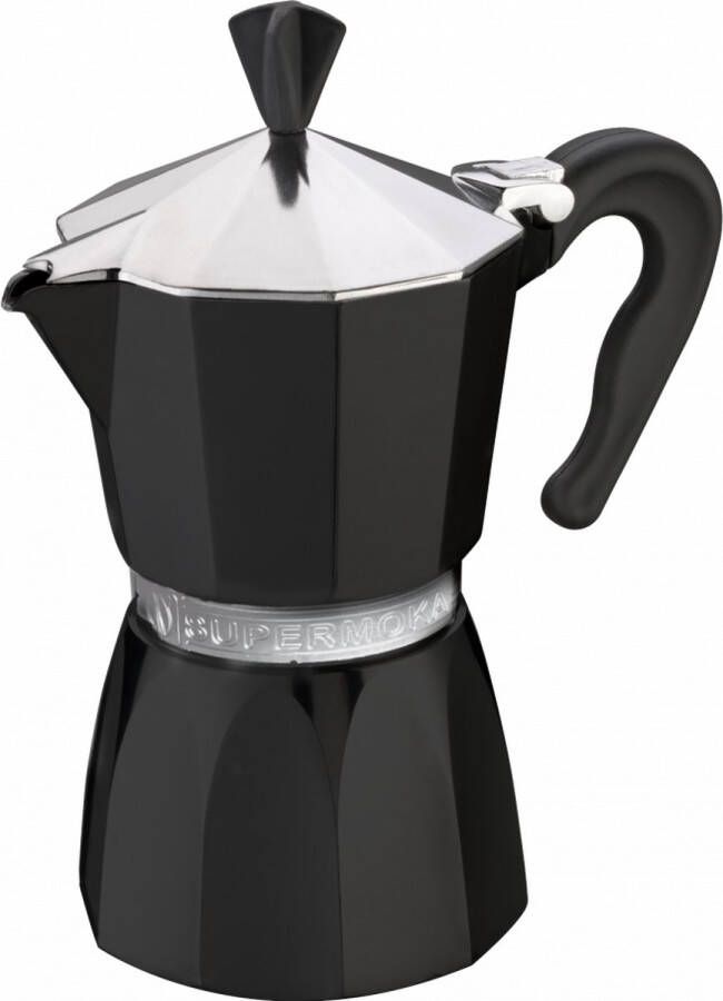 G.A.T. Italia Supermoka Percolator Zwart 3 kops 150ml