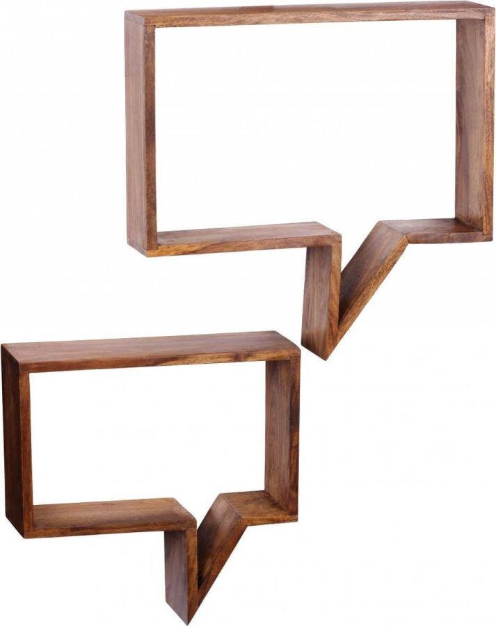 Wohnling Wandplank MUMBAI sheeshamhout 50 cm