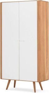 Gazzda Ena cabinet houten opbergkast naturel 90 x 170 cm