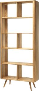 Gazzda Ena room divider houten boekenkast naturel 90 x 200 cm