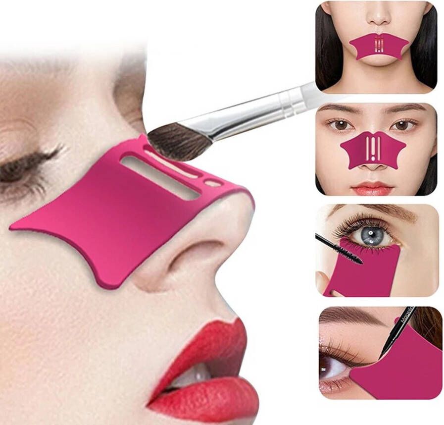 GEAR 3000 GEAR3000 Neus contour stempel eyeliner sjabloon voor highlighter stick of contour stick make up stempel