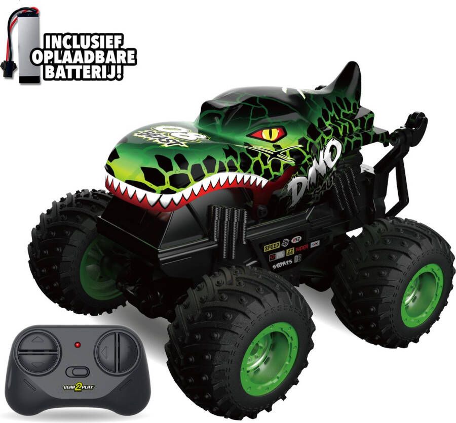 Gear2Play RC Firedance Dino 1:20 Incl. oplaadbare batterij met licht en muziek