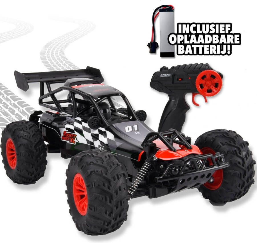 Gear2Play RC Rocket Buggy XL Racebuggy Bestuurbare auto RC auto Incl. oplaadbare batterij