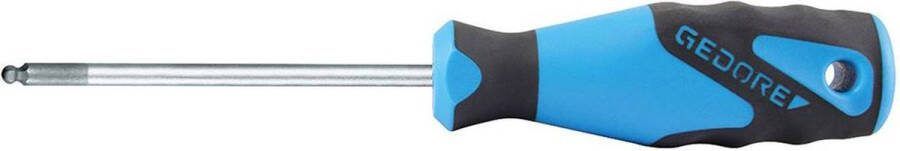 Gedore 2163 K 3 Inbusschroevendraaier Sleutelbreedte: 3 mm Koplengte: 100 mm Afmeting lengte: 185 mm