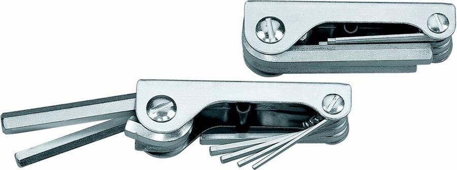 Gedore Stiftsleutelset tbv binnenzeskant-schroeven 7 delig