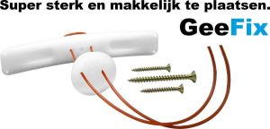 GeeFix NL-EU holle wandplug GeeFix hollewandanker 4pack gipsplaat bevestigingen pluggen