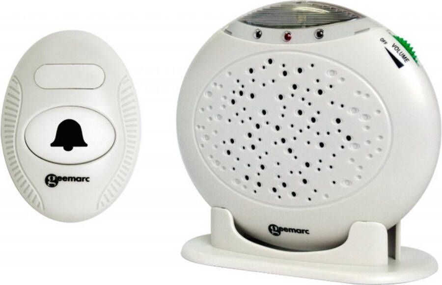 Geemarc AMPLICALL-16 Draadloze LUIDE DEURBEL met FLITSLICHT