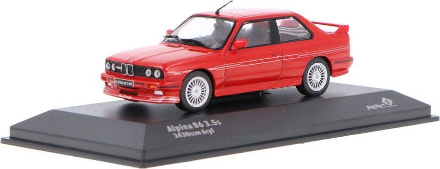 Geen automerk BMW Alpina B6 3.5s (E30) Solido Modelauto 1:43 1990 S4312003 Schaalmodel