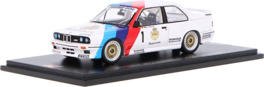 Geen automerk BMW M3 (E30) Spark Modelauto 1:43 1987 Marc Hessel Zakspeed BMW Team SG609 Zolder Schaalmodel