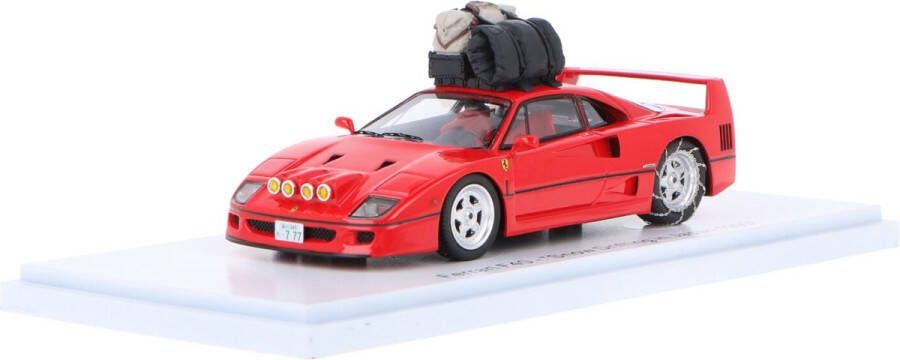 Geen automerk Ferrari F40 Snow Drifting in Japan 1993 KESS Modelauto 1:43 KE43056220 Schaalmodel