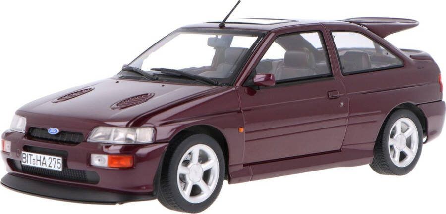 Norev Het 1:18 Diecast-model van de Ford Escort Cosworth uit 1992 in paars metallic. De fabrikant van het schaalmodel is . Dit model is alleen online verkrijgbaar