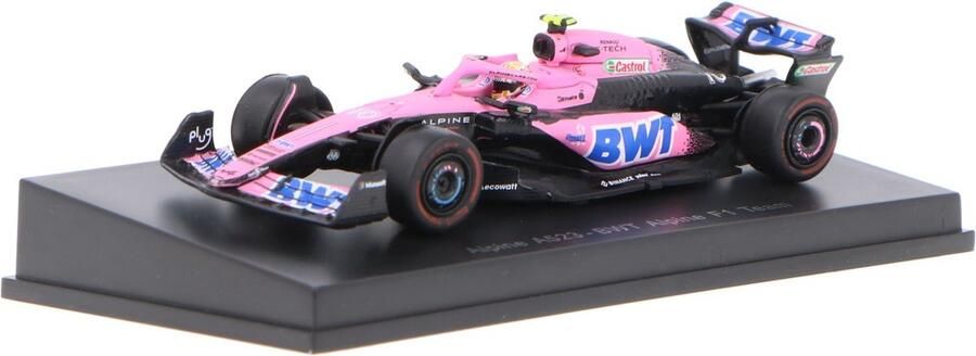 Geen automerk Alpine A523 Spark Modelauto 1:64 2023 Pierre Gasly BWT Alpine F1 Team Y285 Schaalmodel