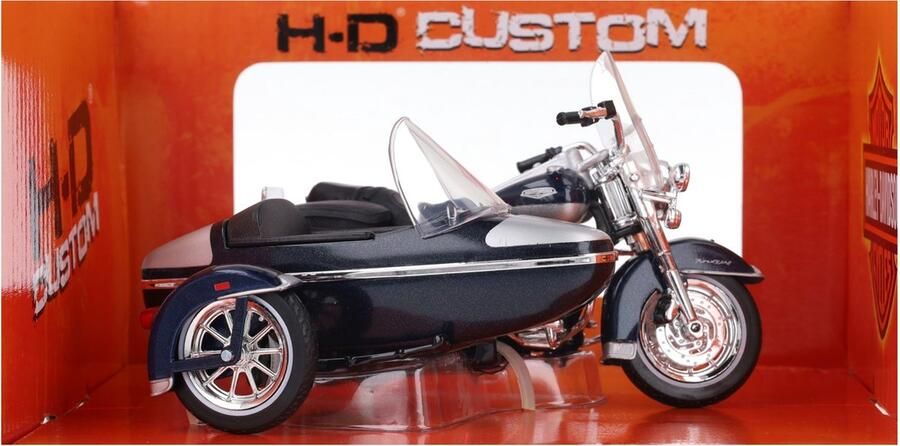 Geen automerk Harley Davidson FLHT Electra Glide sidecar Maisto Modelauto 1:18 1997 32420 Schaalmodel