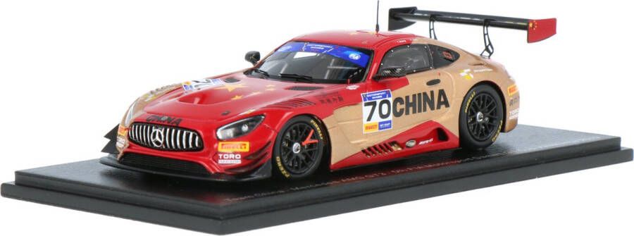 Geen automerk Mercedes-Benz AMG GT3 Spark 1:43 2019 Yaqi Zhang Kan Zang Team China S6312 FIA Motorsport Games