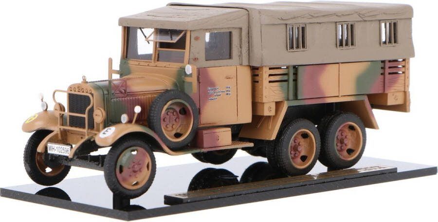 Geen automerk Mercedes-Benz G3A SdKfz 70 Esval Models Modelauto 1:43 1929 EMGEMB43038A Schaalmodel