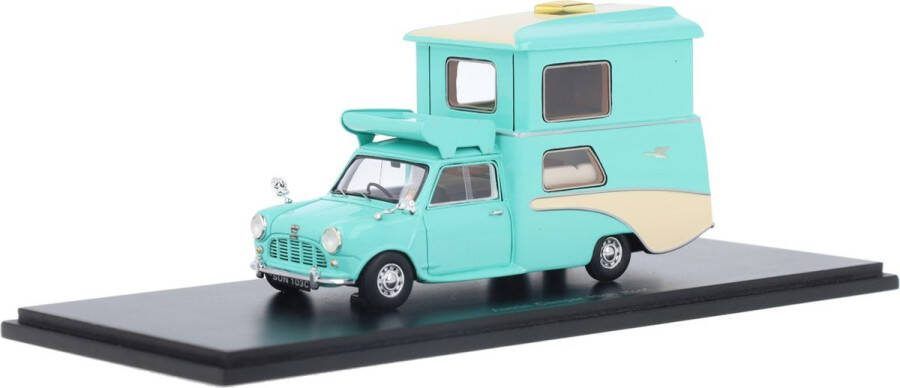 Geen automerk Mini Cooper Camper High Roof Spark Modelauto 1:43 1970 S1518 Schaalmodel