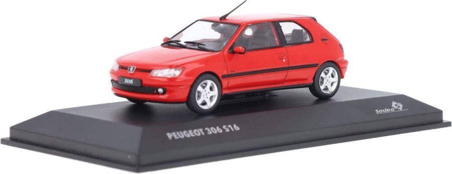 Geen automerk Peugeot 306 GTI S16 Solido Modelauto 1:43 2002 S4311403 Schaalmodel