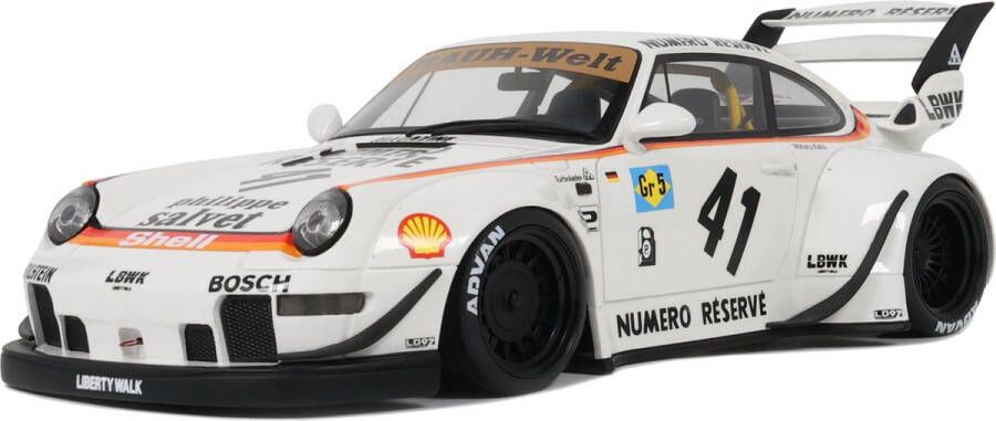 Geen automerk Porsche 911 RWB Bodykit Kato-San (993) GT-Spirit Modelauto 1:18 1993 GT451 Schaalmodel