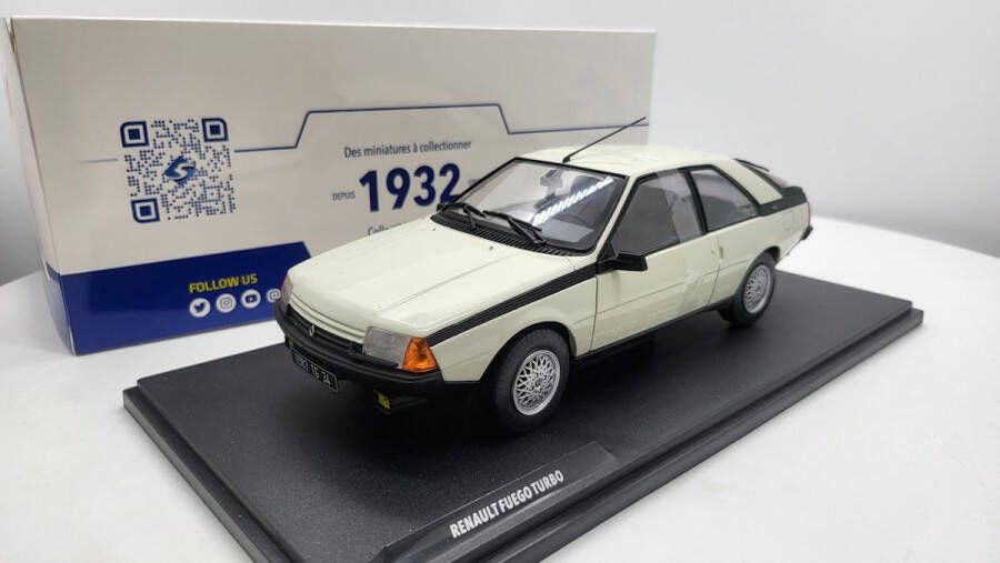 Geen automerk Renault Fuego Turbo Solido Modelauto 1:18 1985 S1806405 Schaalmodel