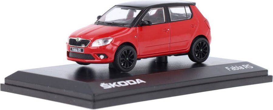 Geen automerk Skoda Fabia RS 'Facelift II' Abrex Modelauto 1:43 2007 661748D Schaalmodel