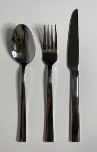 'geen' Bestekset 3 persoons- Inclusief metalen rietjes eetstokjes en schoonmaakborsteltjes