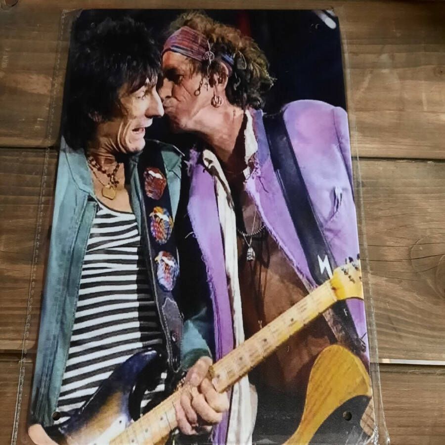 'geen' Keith Richards en Ron Wood wanddecoratie wandbord