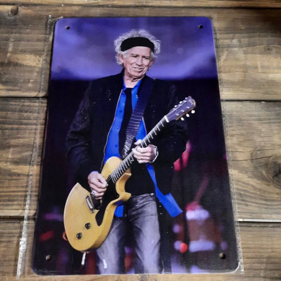 'geen' Keith Richards wandbord 4