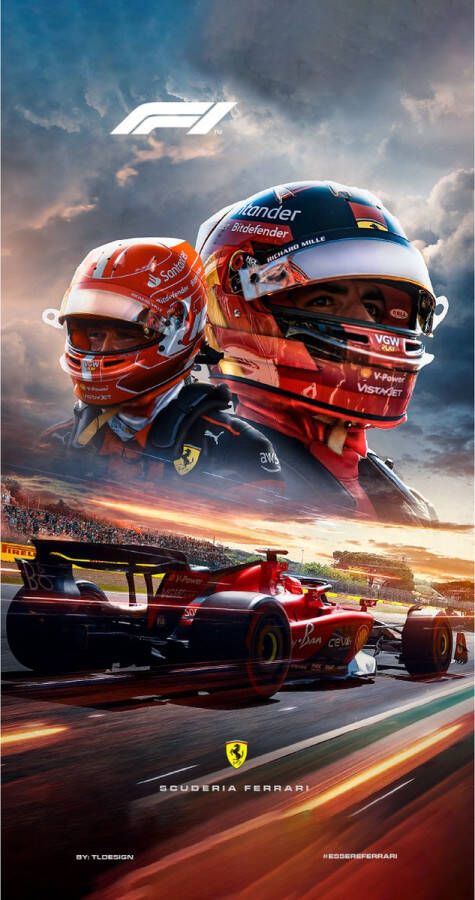 Geen merk-fanartikel Formule 1 Badhanddoek Scuderia Ferrari 2023 70 x 140 cm 2023-SF-01 Vaderdag Cadeau