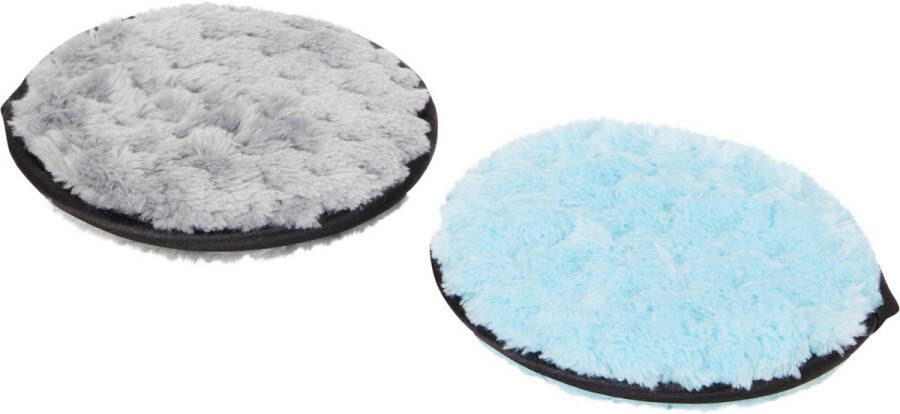 Geen merk geen p Betty's herbruikbare make-up remover pads blauw cleansing sponge 2 pieces no skin damage