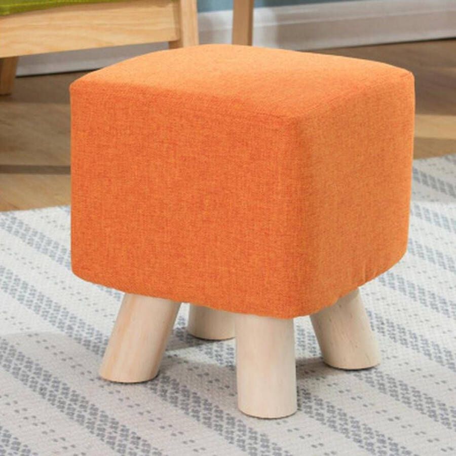 Geen merk geen p Hoes Barstoelen – Barkruk Kruk Oranje Orange 28x28x18cm