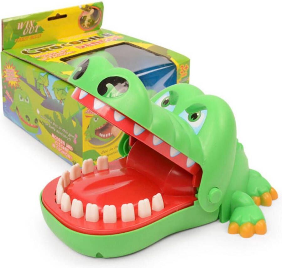 Geen personage Crocodile Dentist Spel Bijtende Krokodil Tanden Spel Reisspel Groen