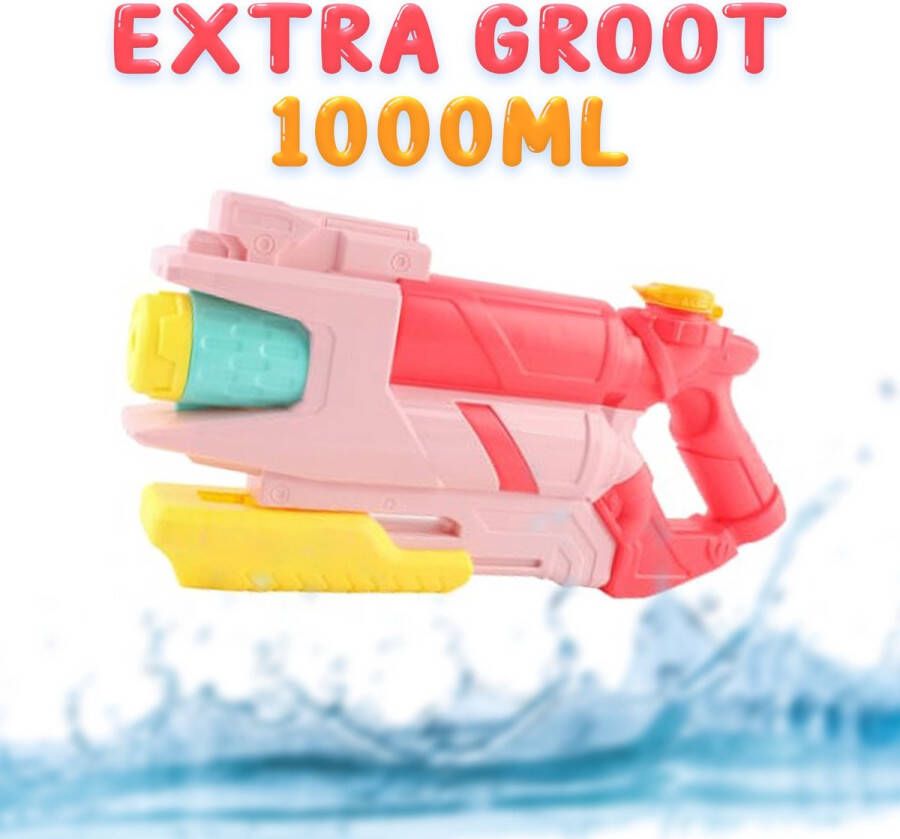 Geen personage XL Waterpistool Jongens & Meisjes Super Soaker Water Pistool Waterpistool 1000ML