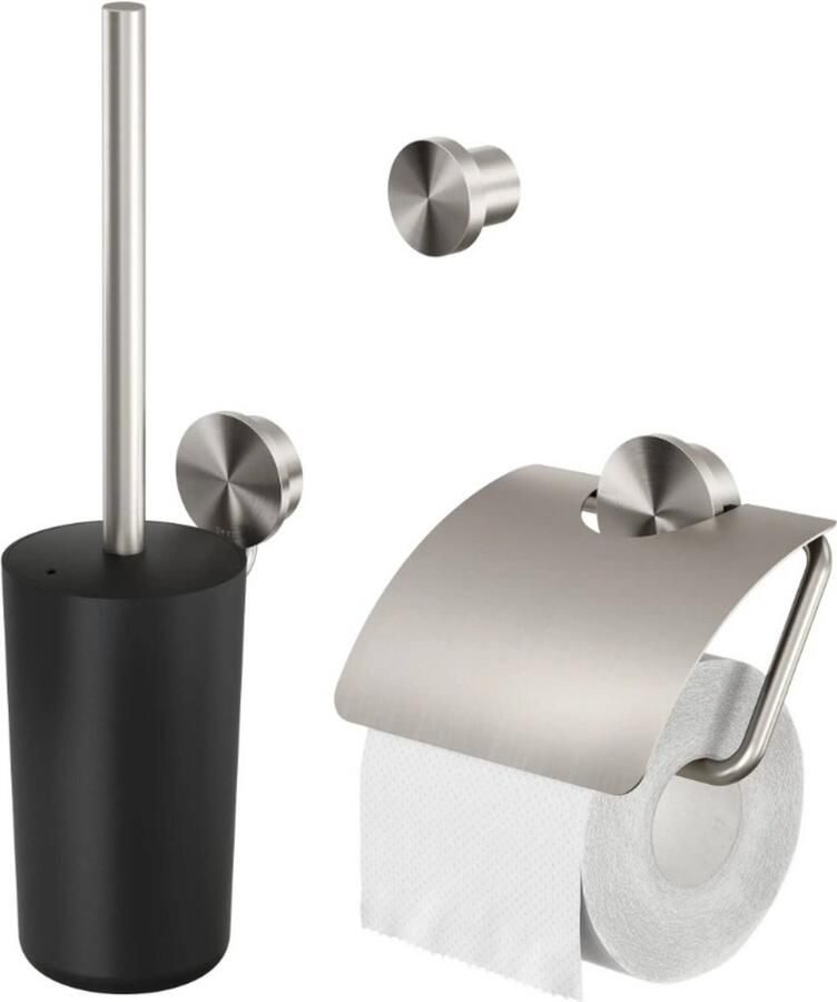 Geesa Opal Accessoires Set Brushed RVS