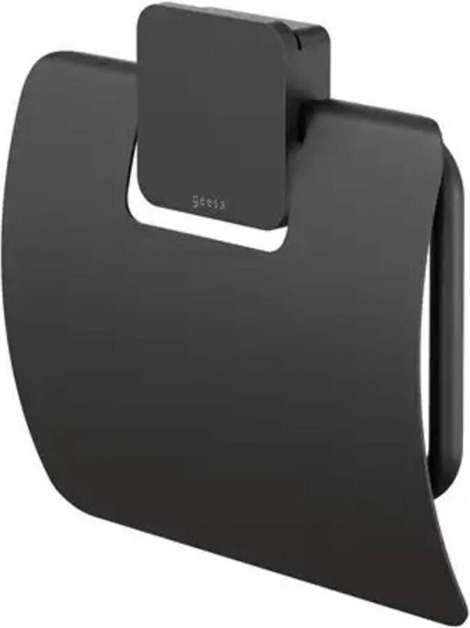 Geesa Topaz Toiletrolhouder Zwart