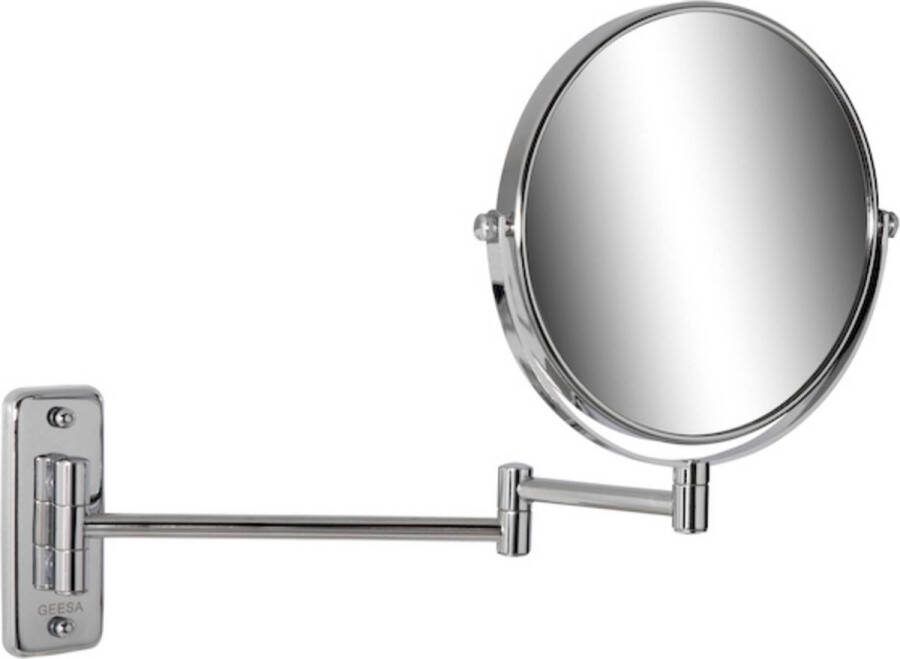 Geesa Mirror Scheerspiegel 2-armig 5x vergrotend ø 200 mm Chroom