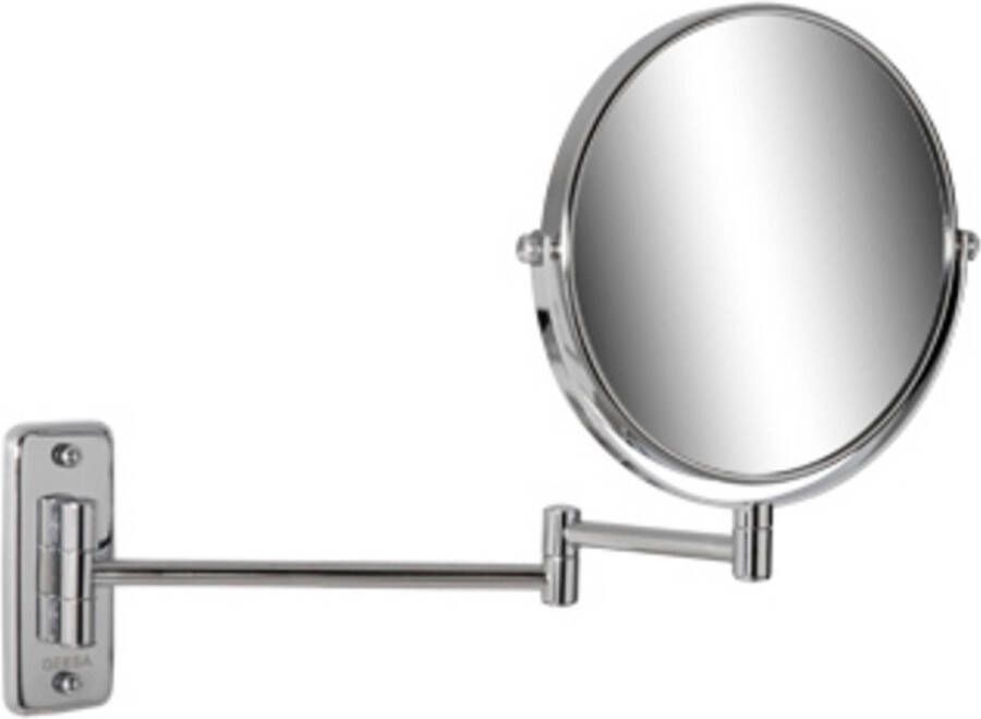 Geesa Mirror Scheerspiegel 2-armig 5x vergrotend ø 200 mm Chroom