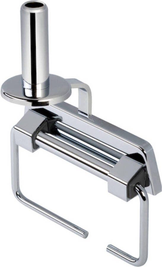 Geesa Standard Toiletrolhouder zonder klep met veer en Reserverolhouder Chroom