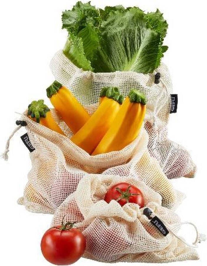 Gefu Fruit en Groente net AWARE Set van 3 1 Maat