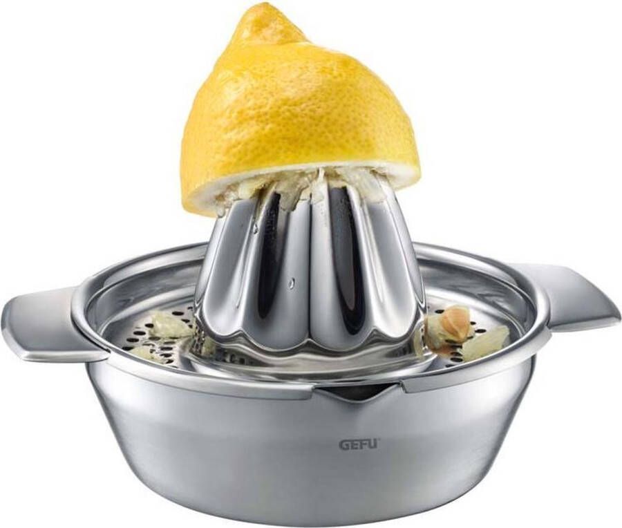 GEFU Citruspers Lemon Edelstaal vaatwasserbestendig inhoud 0 25 l