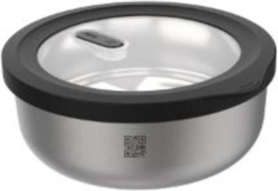 GEFU Vershoudtrommel PROVIDO gelaserde qr-code voor de voorraadcontrole via app (alleen voor android) rond (1-delig)